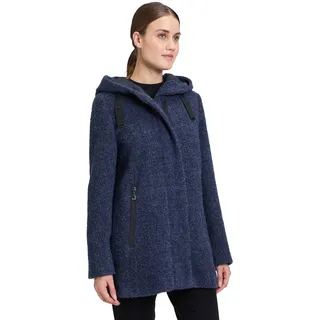 GIL BRET Wolljacke mit Kapuze Moonlight Blue Melange,42
