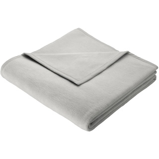 Biederlack Wohn- und Kuscheldecke in Grau, 150x200 cm, Decke aus Baumwolle, Tagesdecke zum Einkuscheln, edles Wohnaccessoire zum Wohlfühlen