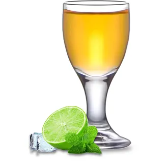 12 Schnapsgläser aus robustem Glas 4cl, für Partys und Events (30845-12) Schnapsglas für Tequila oder Jägermeister, Vodka, Ramazotti, Ouzo, Schnapskrug