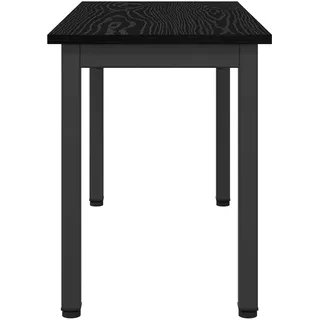 vidaXL Sitzbank Eichen-Optik Schwarz 80 x 35 x 45 cm