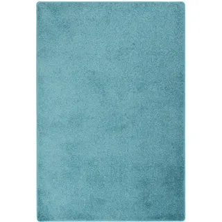 Snapstyle Cottage Hochflorteppich 80 x 240 cm Blau/Petrol