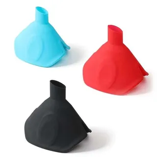 3-teiliges, Faltbares Trichterset, Mini-trichter, Küchentrichter, Multifunktionstrichter, 2-in-1-silikontrichter Und Ofenhandschuh, Silikon-ofenhandschuh Zum Umfüllen Von Speisen Und Flüssigkeiten
