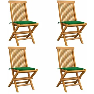 vidaXL Gartenstuhl 47 x 60 x 89 cm braun 4 St.