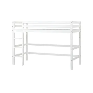 Hoppekids Hochbett Eco Dream 101 x 145 cm Kiefer massiv weiß