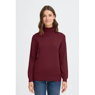 Oxmo Rollkragenpullover rot M