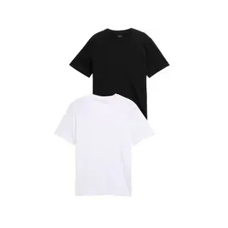 Tom Tailor Herren T-Shirt "DOUBLE PACK CREW-NECK" Regular Fit 14297 Weiß 2 S