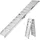 180 cm 200 kg klappbar Aluminium geriffelt silber 1 St.