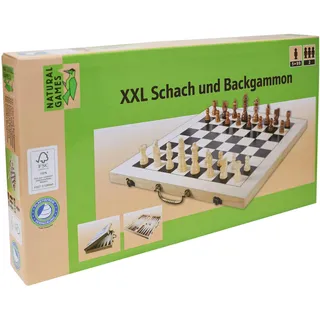 Vedes Natural Games XXL Schach und Backgammon
