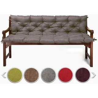 sunnypillow Bankauflage 190 x 40 x 40 cm grau 1 St.