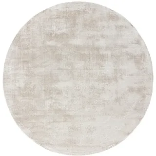 benuta pure Nova Kurzflorteppich 120 x 120 cm Grau