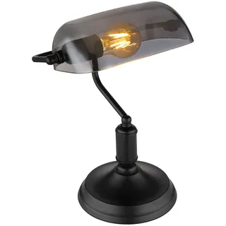 GLOBO Bankerlampe Schwarz
