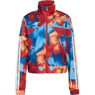 adidas House of TIRO Track TOP Damen Jacke Light Blue/Tactile red/Cream White S