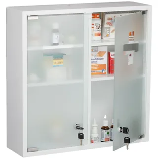 Medizinschrank Medikamentenschrank Arzneischrank Erste-Hilfe-Schrank 3 Fächer