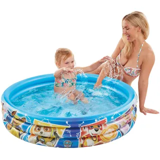 Paw Patrol Planschbecken Blau 100x23 cm Kinder-Pool Kinderplanschbecken Ringpool
