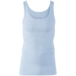 CALIDA Twisted Cotton Unterhemd Herren eisblau 46-48