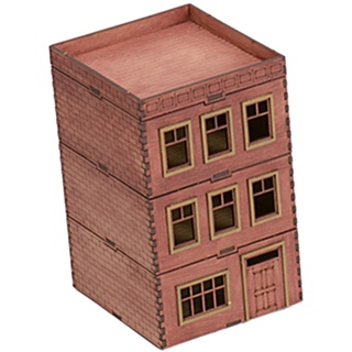 Harilla 1/72 Holzarchitektur 3D-Holzpuzzle Holzhaus Modellgebäude DIY-Kits für Jungen Mädchen Dekoration Dioramen Einzigartige Geschenke, Stil A