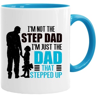 Tasse zum Vatertag | Step Dad | Kaffeetasse für Frühstück/Geburtstagsgeschenke für Papa/Onkel/Mama