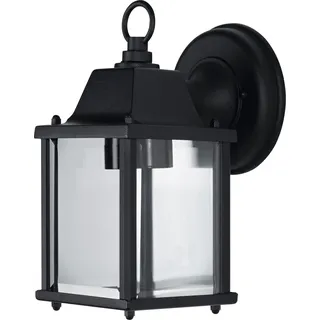LEDVANCE Außenleuchte Aluminium 22,5 cm E27 inkl. Bewegungsmelder schwarz