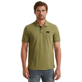 PME LEGEND Poloshirt SHORT SLEEVE POLO AMERICAN CLASSIC (1-tlg) mit Stretch grün 4XL (60)