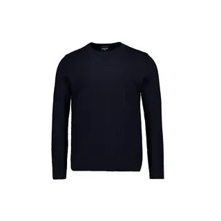 Strellson Herren Pullover blau unifarben, blau, Herbst/Winter 2025/2026
