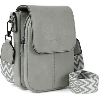 TANTOMI Handytasche zum Umhängen, Handyumhängetaschen Damen Qualitätsmaterial Handytasche Umhängetasche Damen mit Breiter Riemen Abnehmbarer Schulterriemen - 13 x 6 x 9 cm