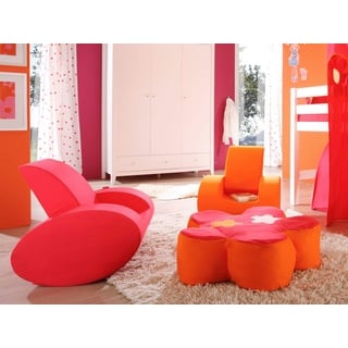 Hoppekids Sessel, Kindersessel Schaukelstuhl in 2 Farben rosa