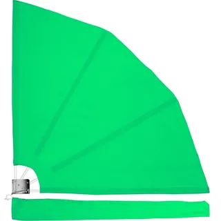 STILISTA Balkonfächer klappbar mit Wandhalterung 140 x 140 cm, inklusive Montagematerial, grün