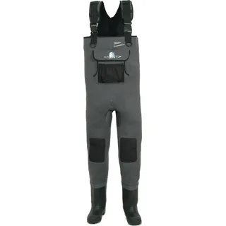 Seabehr Behr Neopren-Wathose Platin Innovation mit Filzsohle Schuhgröße 40/41