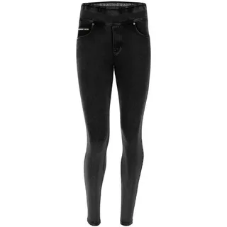 Freddy Shapingleggings NOW SKINNY YOGA mit Lifting & Shaping Effekt und Umschlagbund schwarz XL (42)