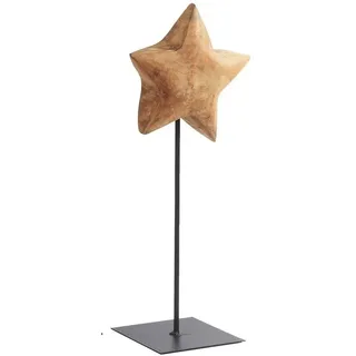 Teakholz Stern auf Fuß 50 cm