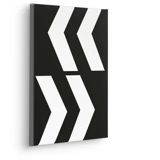 KOMAR Typo Arrows - 40 cm", - Bild Auf Keilrahmen - Minimalistisch Modern