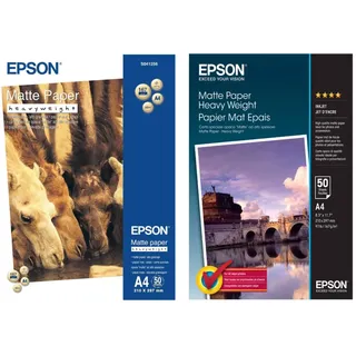Epson Matte Paper Heavy Weight S041256 A4 50 Blatt 167g
