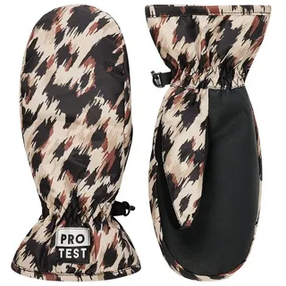 Protest PRTLenny JR Skihandschuhe Beige/Braun 4