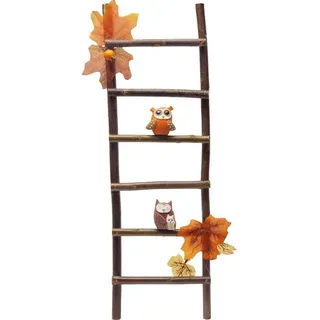 Trendline Deko Leiter Herbst Holz 43 X 14 Cm Braun Orange Dekoleiter