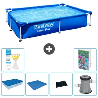 Bestway Steel Pro Rechteckig - 221x150x43 Cm - 7-teilig  S40