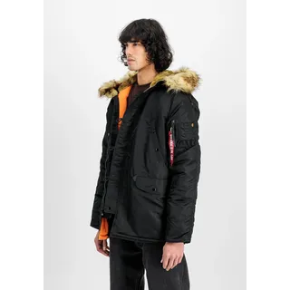 Alpha Industries N-3b Vf59 Mantel Black L