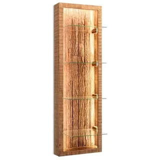 WOLFMÖBEL Wandregal Bark 4064 Holz Braun Akazie