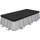 Poolabdeckung Blau 404x201x100