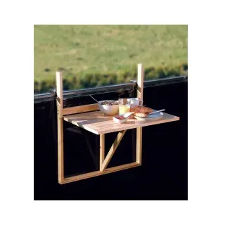 KESPER Balkontisch 69,5 x 66 x 55 cm Braun