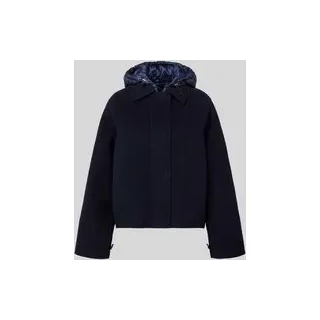 Regular Fit Jacke mit Umlegekragen, Dunkelblau, 36