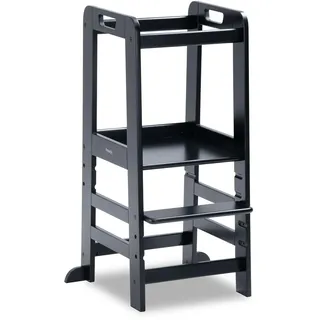 hauck Lernturm Learn N Explore 46 x 90,5 x 54 cm Buche massiv schwarz