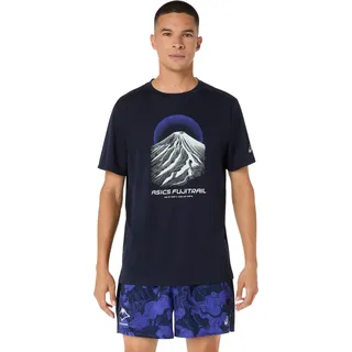 Asics Fujitrail Logo Herren Blau/Grau S