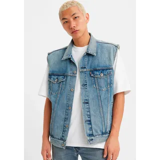 Levi's Relaxed Trucker Weste Blau L