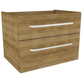 Camargue Star Waschtischunterschrank  (69,4 x 48,9 x 51,8 cm, Berg Eiche, Ohne Beleuchtung)