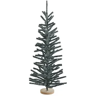 Giftcompany Weihnachtsfigur Silva Deko-Weihnachtsbaum beflockt grau 75cm bunt|grau