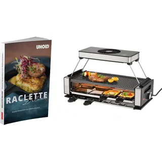 Raclette Smokeless Bundle inkl. Raclette Buch Deluxe | für bis zu 8 Personen
