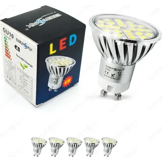 Energmix LED-Spot 2063x5 4W GU10 kaltweiß 5 St.
