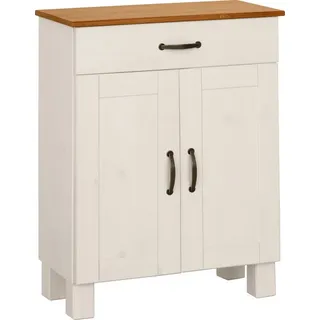 Home affaire Unterschrank Rodby FSC®-zertifiziertes Massivholz, Breite 60cm, Höhe 80cm weiß