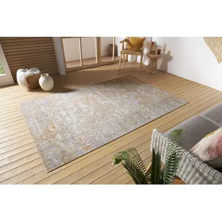 HANSE HOME Port Said Outdoor-Teppich 115 x 170 cm Creme/Rot