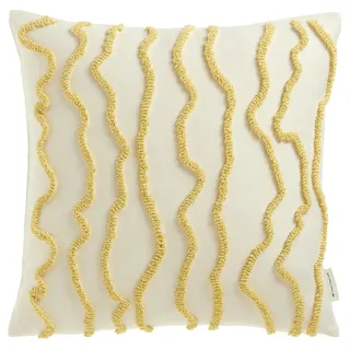 Tom Tailor Kissenbezug Wavy 45 x 45 cm Gelb